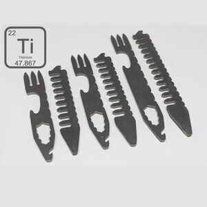 Mens Dress Shirt Collar Stays Titanium Multitool